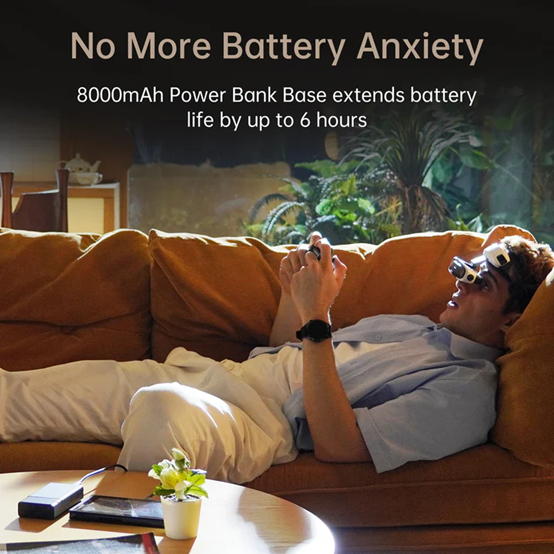 Experience Seamless AR with GOOVIS and the Power Bank for AR Glasses
