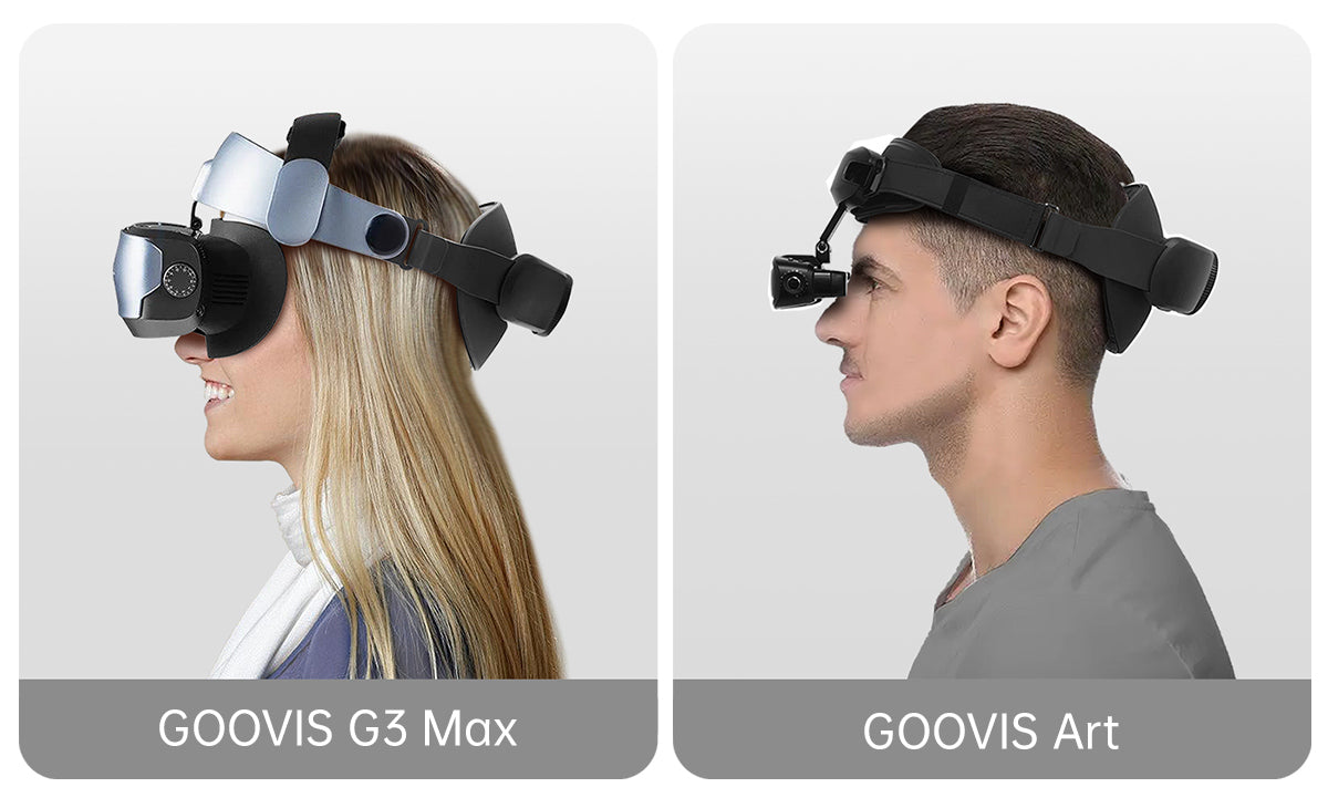 Zero-Pressure Headstrap for GOOVIS Head Mounted Displays
