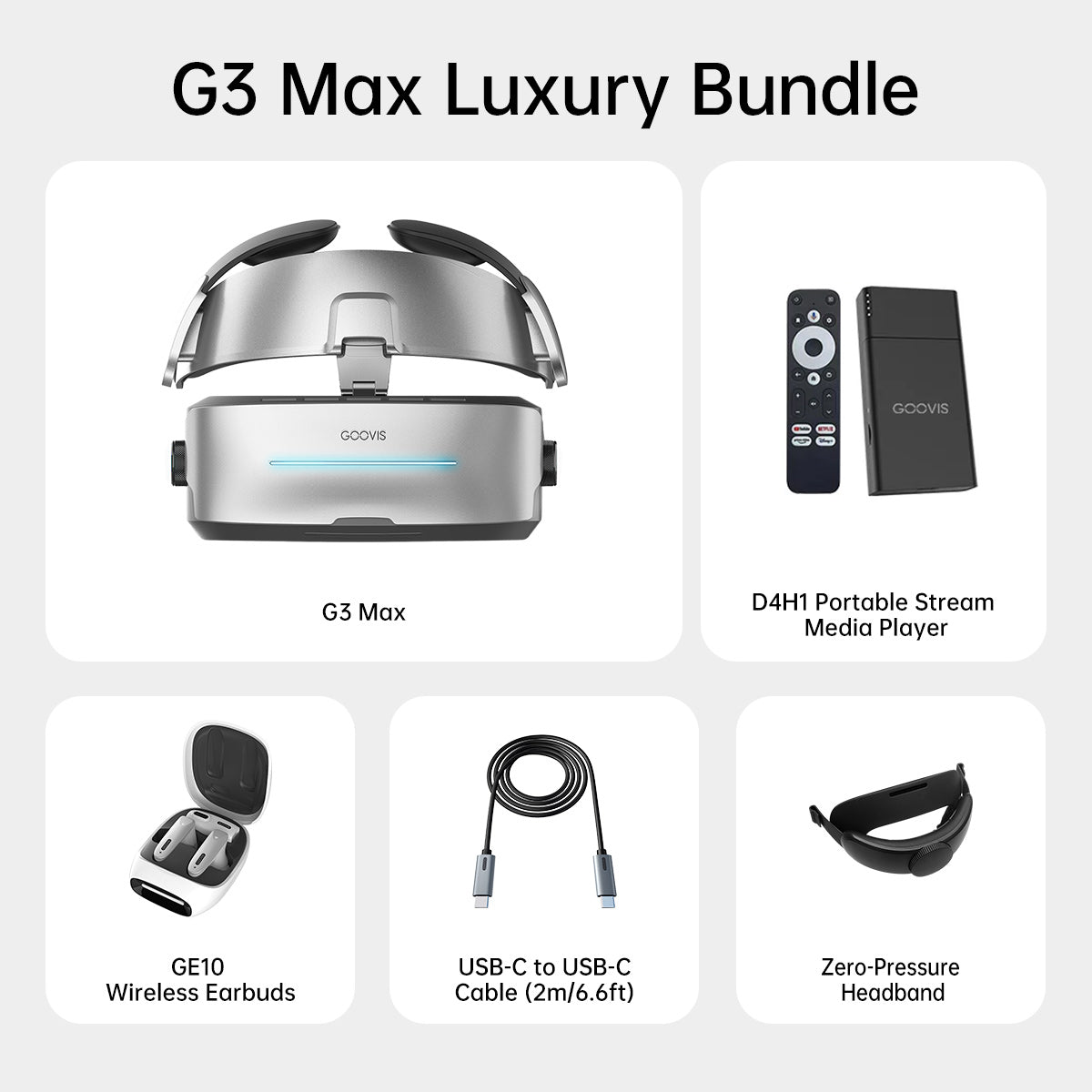 GOOVIS G3 Max - 3D VR Headset