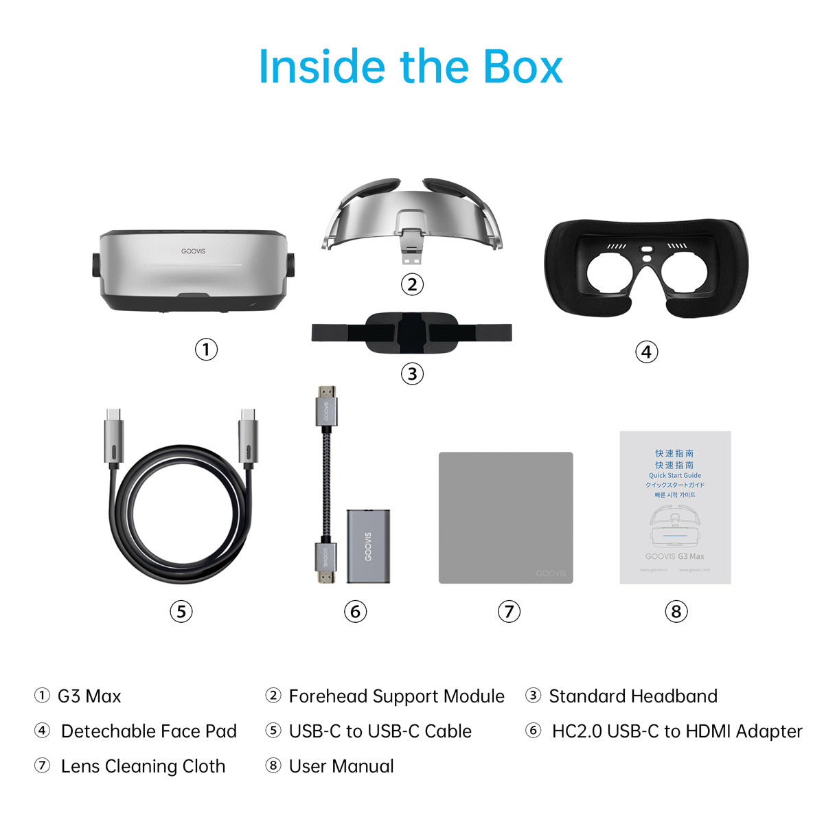 GOOVIS G3 Max - 3D VR Headset