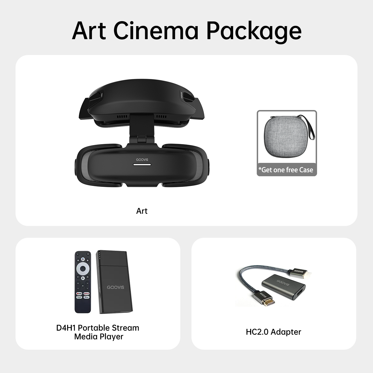 GOOVIS Art - AR Video Glasses