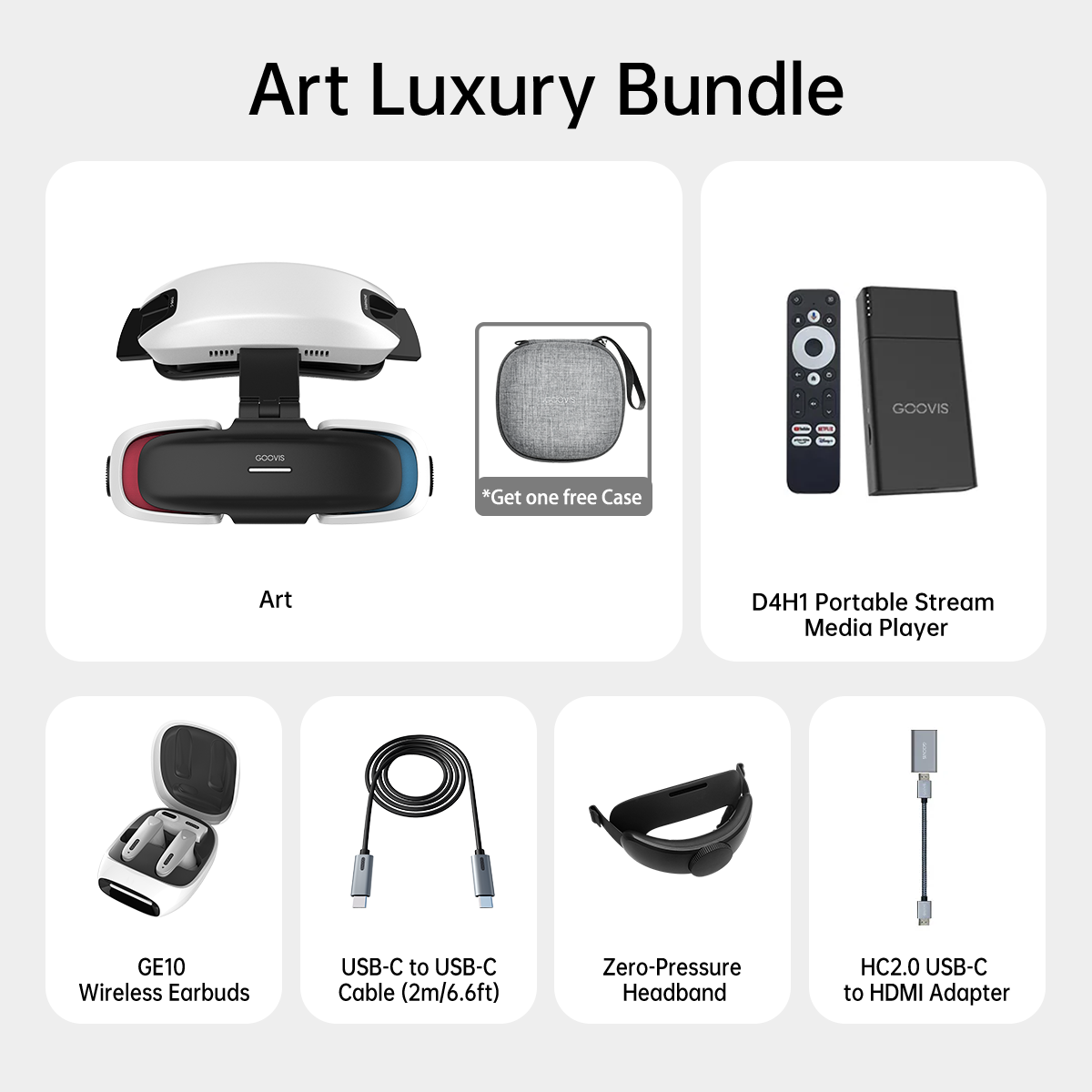 GOOVIS Art - AR Video Glasses