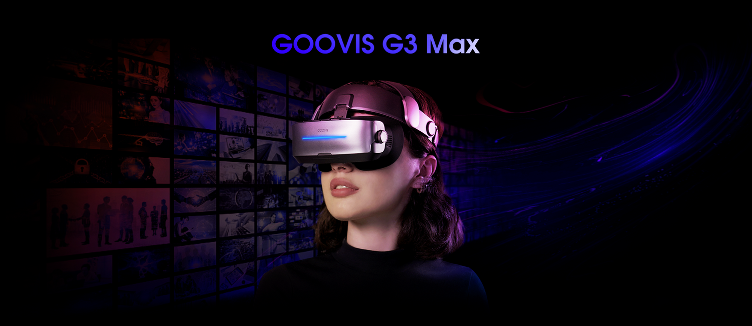 GOOVIS G3Max - 2.5K OLED Cinematic HMD, 1000-inch IMAX-like Experience